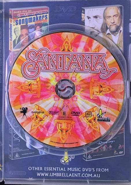 Santana : Live At Sydney's Hordern Pavilion (DVD, RM, PAL)