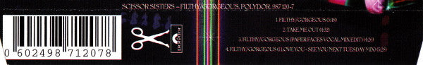 Scissor Sisters : Filthy / Gorgeous (CD, Maxi)