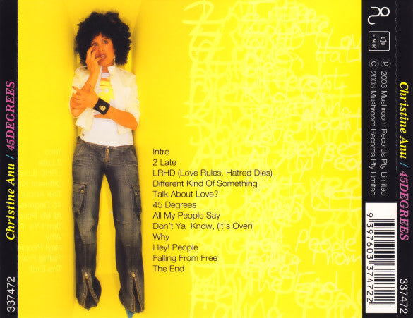 Christine Anu : 45 Degrees (CD)