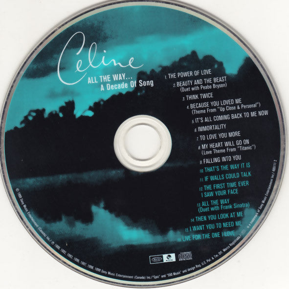 Celine Dion* : All The Way... A Decade Of Song (CD, Comp, RP)