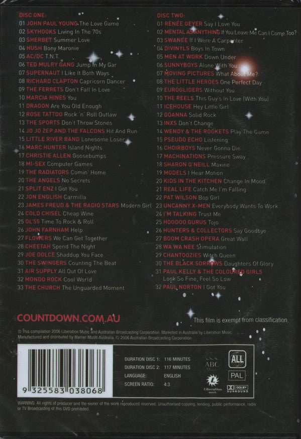 Various : Countdown - The Wonder Years (2xDVD-V, PAL, All)