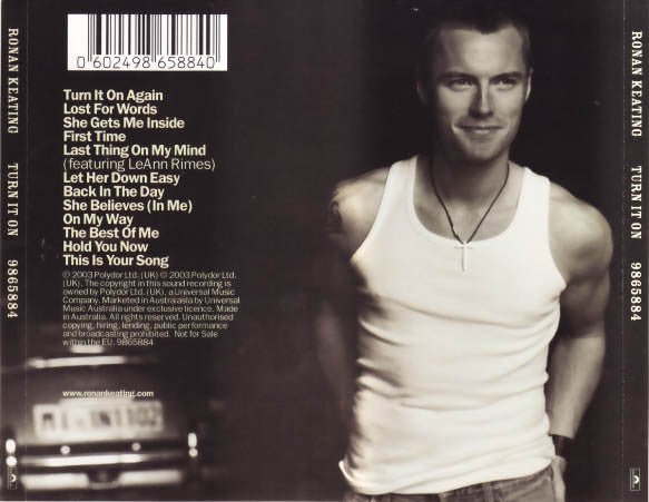 Ronan Keating : Turn It On (CD, Album)