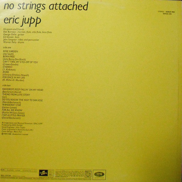 Eric Jupp : No Strings Attached (LP, Album)