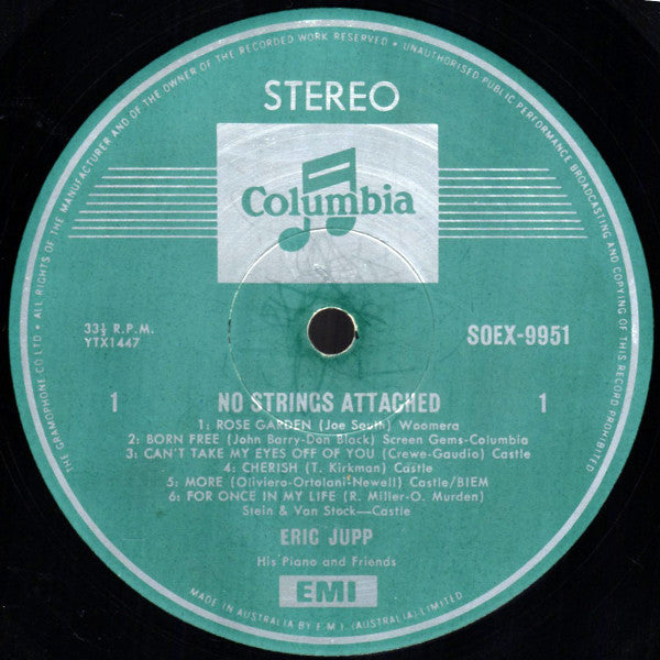 Eric Jupp : No Strings Attached (LP, Album)