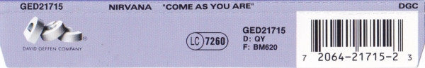 Nirvana : Come As You Are (CD, Maxi)