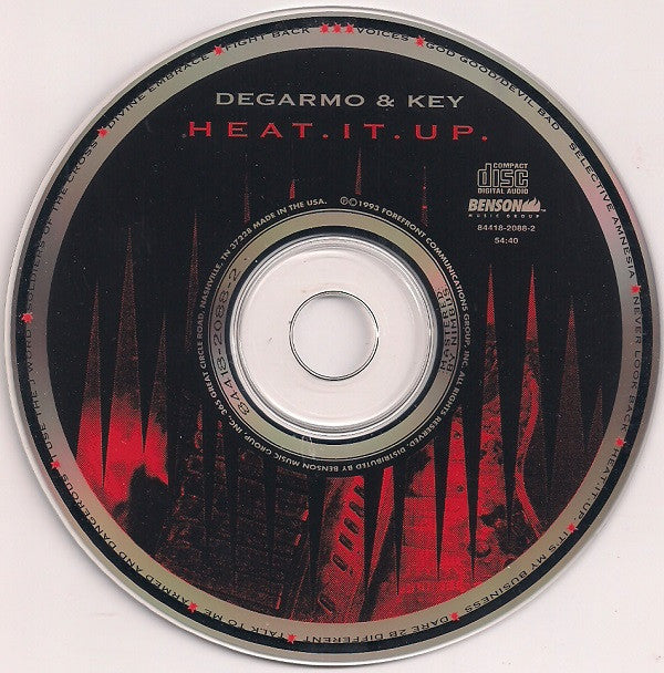 DeGarmo & Key : Heat. It. Up. (CD, Album)