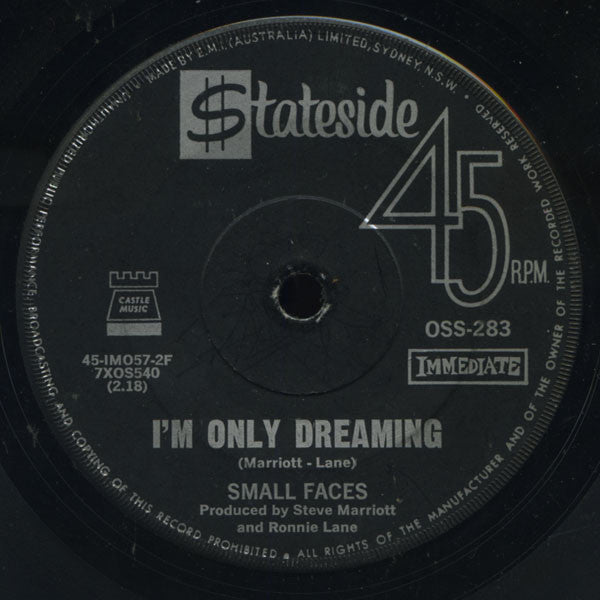 Small Faces : Itchycoo Park (7", Single, Mono)