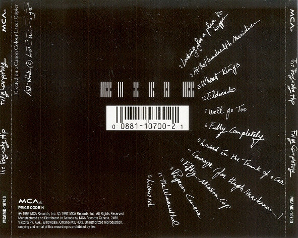 The Tragically Hip : Fully Completely (CD, Album, RE)