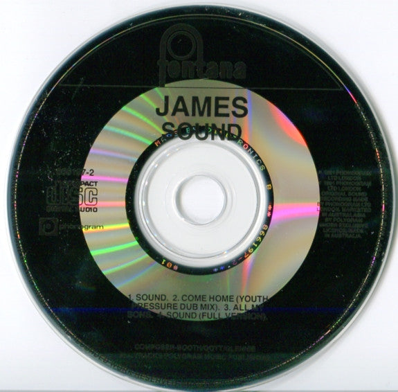 James : Sound (CD, Single, Car)