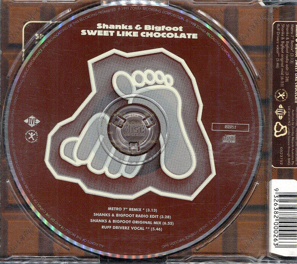 Shanks & Bigfoot : Sweet Like Chocolate (CD, Single)
