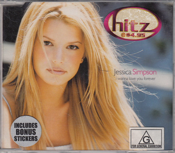Jessica Simpson : I Wanna Love You Forever (CD, Single, Enh)