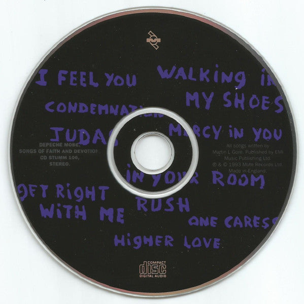 Depeche Mode : Songs Of Faith And Devotion (CD, Album, RE, RP)