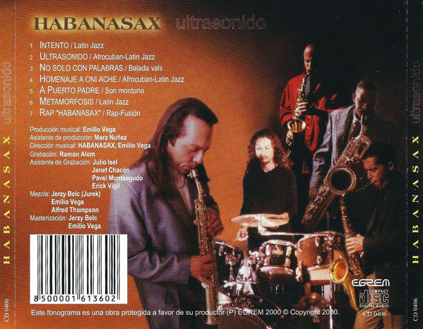Habana Sax : Ultrasonido (CD, Album)