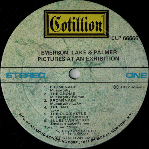 Emerson, Lake & Palmer : Pictures At An Exhibition (LP, Album, MO )