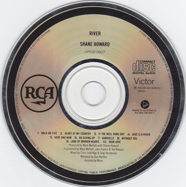 Shane Howard (2) : River (CD, Album)
