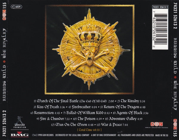 Running Wild : The Rivalry (CD, Album)