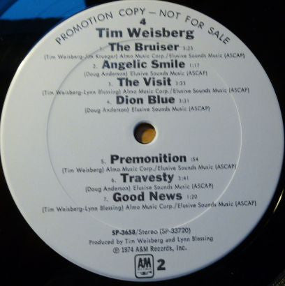 Tim Weisberg : 4 (LP, Album, Promo)