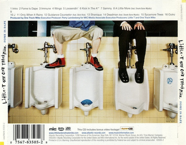 Little-T And One Track Mike.* : Fome Is Dape (CD, Album, Enh, Promo)