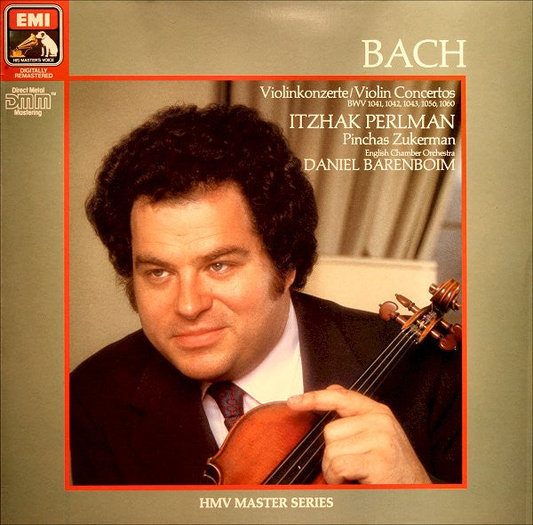 Bach* - Itzhak Perlman • Pinchas Zukerman • English Chamber Orchestra • Daniel Barenboim : Violinkonzerte / Violin Concertos - BWV 1041, 1042, 1043, 1056, 1060 (LP, Comp, RM)