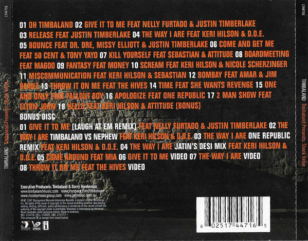Timbaland : Shock Value (CD, Album + CD, Comp, Enh)