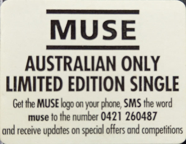 Muse : Time Is Running Out (CD, Single, Ltd)