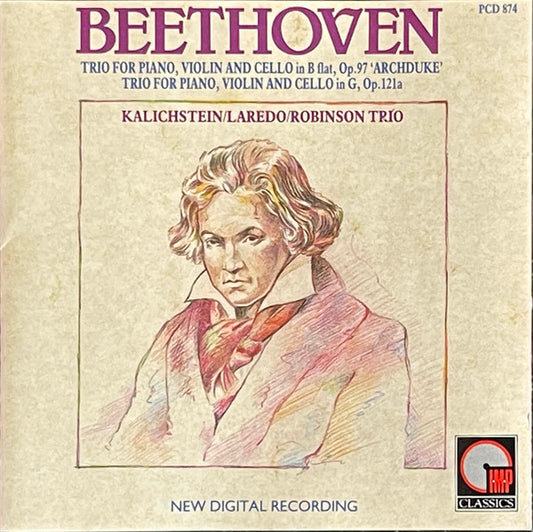 Ludwig van Beethoven - Kalichstein-Laredo-Robinson Trio : Trio For Piano, Violin And Cello In B Flat, Op. 97 "Archduke" / Trio For Piano, Violin And Cello In G, Op. 121a (CD)