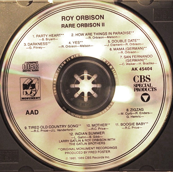 Roy Orbison : Rare Orbison II (CD, Comp)