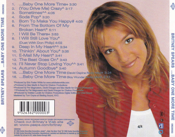 Britney Spears : ...Baby One More Time (CD, Album)