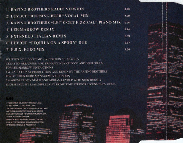 Corona : The Rhythm Of The Night (The Complete Remix CD) (CD, Single, May)