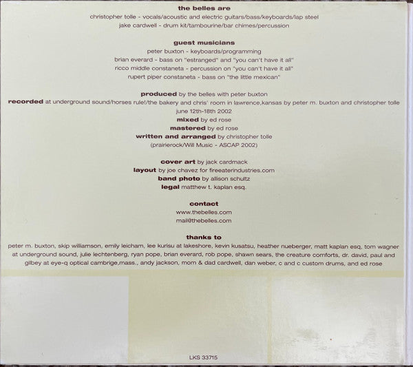 The Belles : Omertá (CD, Album)