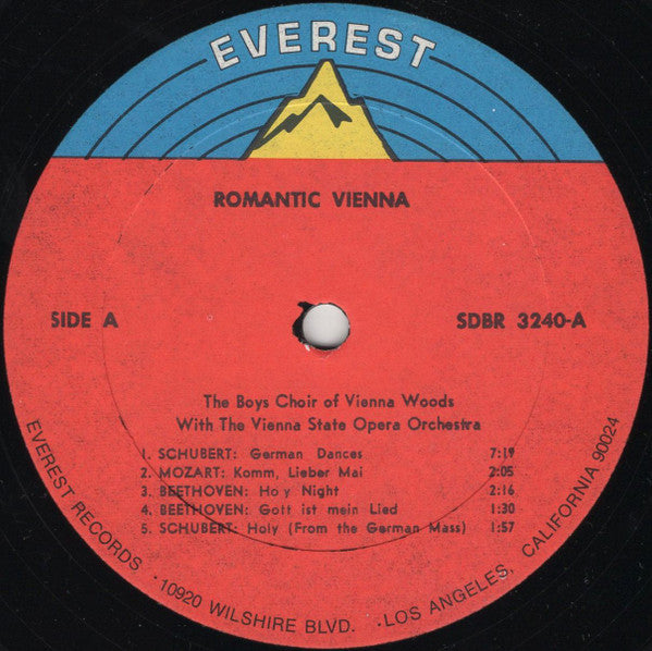 Die Sängerknaben Vom Wienerwald, Orchester Der Wiener Staatsoper Conducted By Karl Etti : Romantic Vienna (LP)