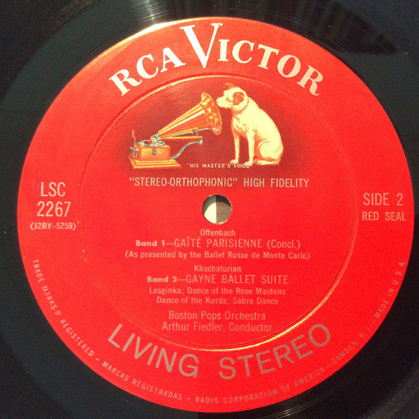 Offenbach* / Khachaturian*, Boston Pops Orchestra, Arthur Fiedler : Gaîté Parisienne / Gayne Ballet Suite (LP, Album, Ind)