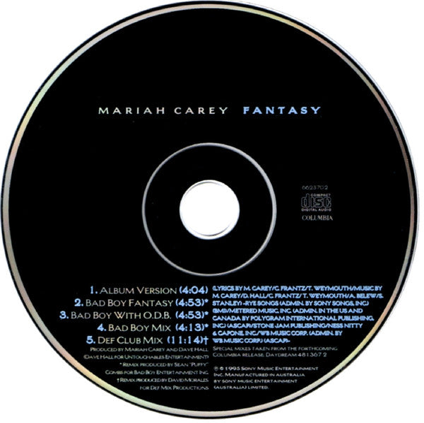 Mariah Carey : Fantasy (CD, Single, Car)