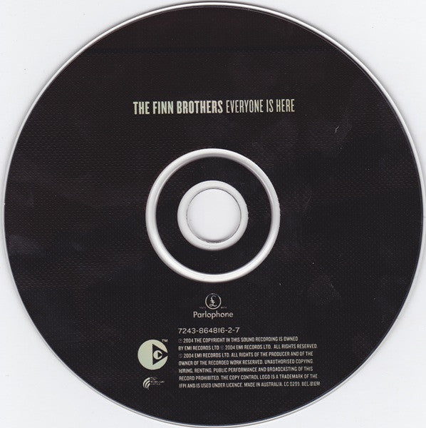 The Finn Brothers : Everyone Is Here (CD, Album, Copy Prot., Enh)