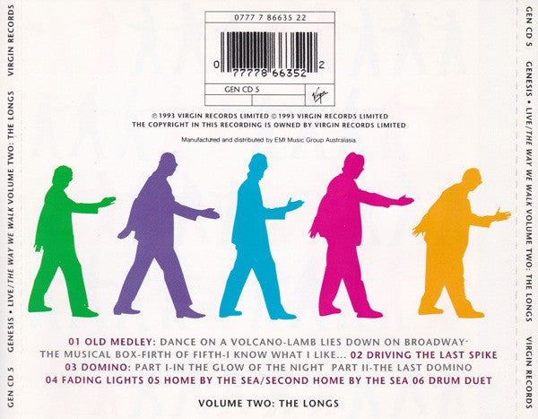 Genesis : Live / The Way We Walk (Volume Two: The Longs) (CD, Album)