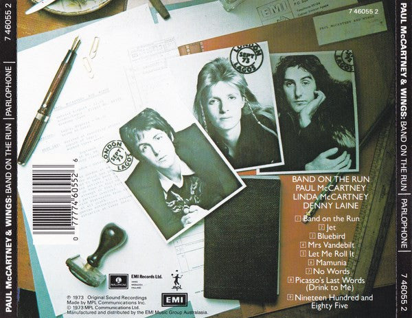 Wings (2) : Band On The Run (CD, Album, RE)