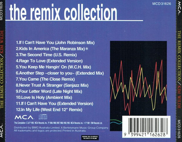Kim Wilde : The Remix Collection (CD, Comp)