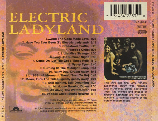 The Jimi Hendrix Experience : Electric Ladyland (CD, Album, RE, RM)
