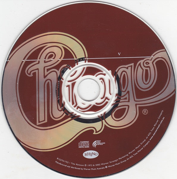 Chicago (2) : Chicago V (CD, Album, RE)