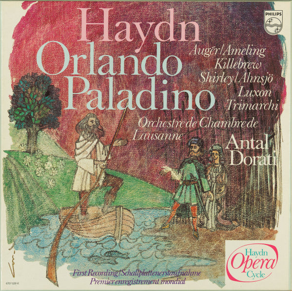Haydn* - Augér*, Ameling*, Killebrew*, Shirley*, Ahnsjö*, Luxon*, Trimarchi*, Orchestre De Chambre De Lausanne, Antal Dorati : Orlando Paladino (4xLP + Box)