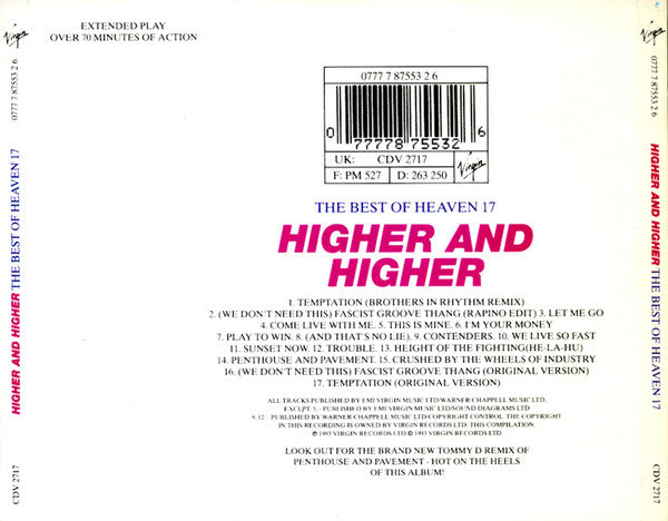 Heaven 17 : Higher And Higher - The Best Of Heaven 17 (CD, Comp)