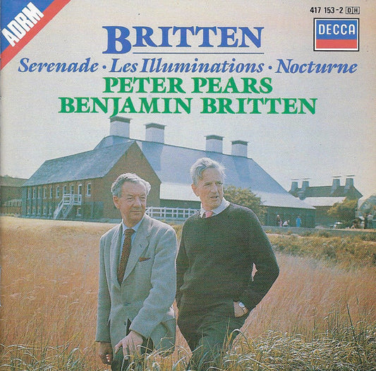 Benjamin Britten, Peter Pears : Serenade - Les Illuminations - Nocturne (CD, Album, Pol)