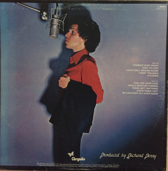 Leo Sayer : Thunder In My Heart (LP, Album)