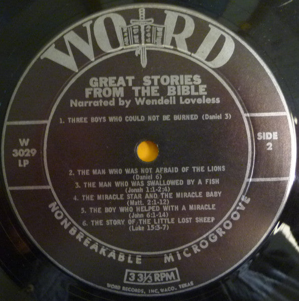 Wendell Loveless* : Great Stories From The Bible (LP)