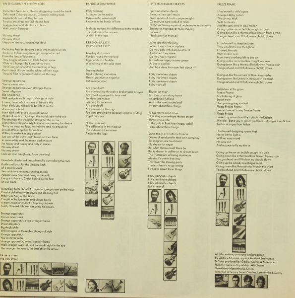 Godley & Creme : Freeze Frame (LP, Album)