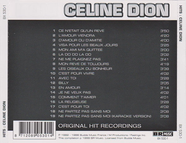 Celine Dion* : Les Hits (CD, Comp)