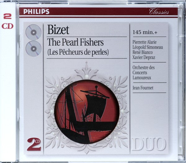Bizet* - Pierrette Alarie, Leopold Simoneau, René Bianco, Xavier Depraz, Orchestre Des Concerts Lamoureux, Jean Fournet : The Pearl Fishers (2xCD, RE)