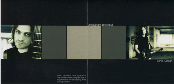 Alessandro Benvenuti (2) : Sonic Design (CD, Album)