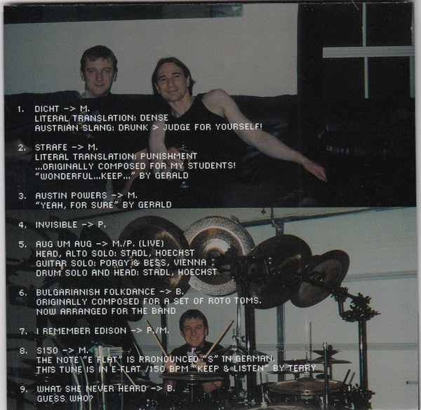 Terry Bozzio / Gerald Preinfalk / Alex Machacek : Delete And Roll (CD, Album)