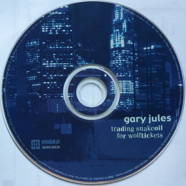 Gary Jules : Trading Snakeoil For Wolftickets (CD, Album, Dig)